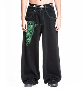 Affliction Men's Denim Jeans Extra Wide Leg Toxic Rage