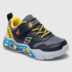 S Sport by Skechers Toddler Ian Light-Up Construction Sneakers S Sport by Skechers Toddler Ian Light-Up Construction Sneakers