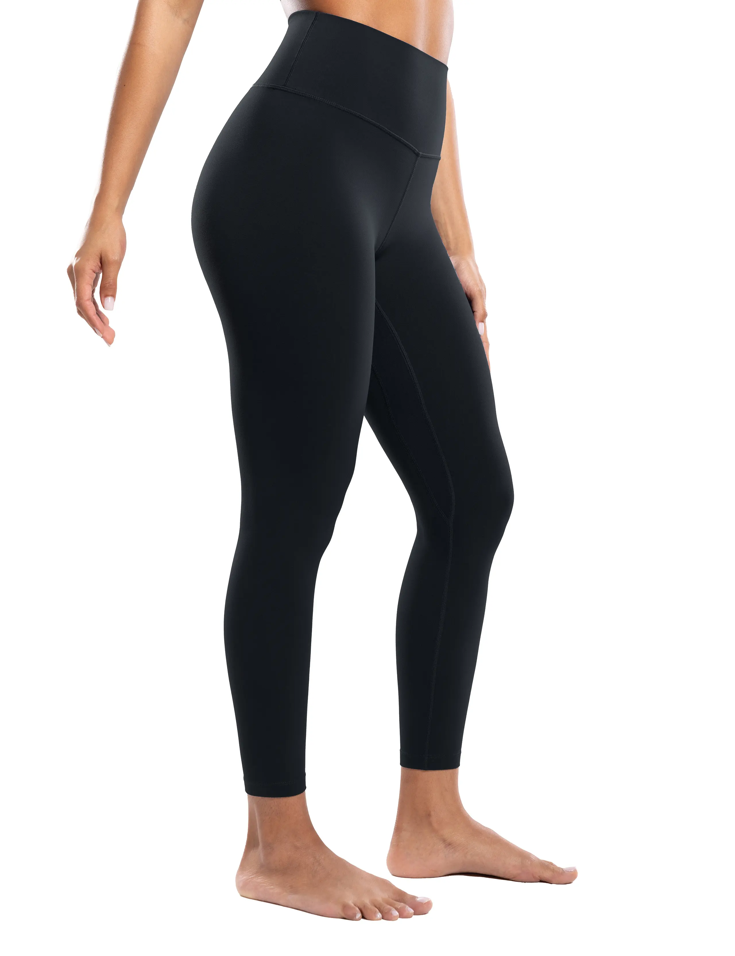 ENERBLOOM Workout Leggings for Women Yoga Pants High Waisted Athletic Silky Feel Soft 21"/23"/25"/28" Gym Activewear Lounge