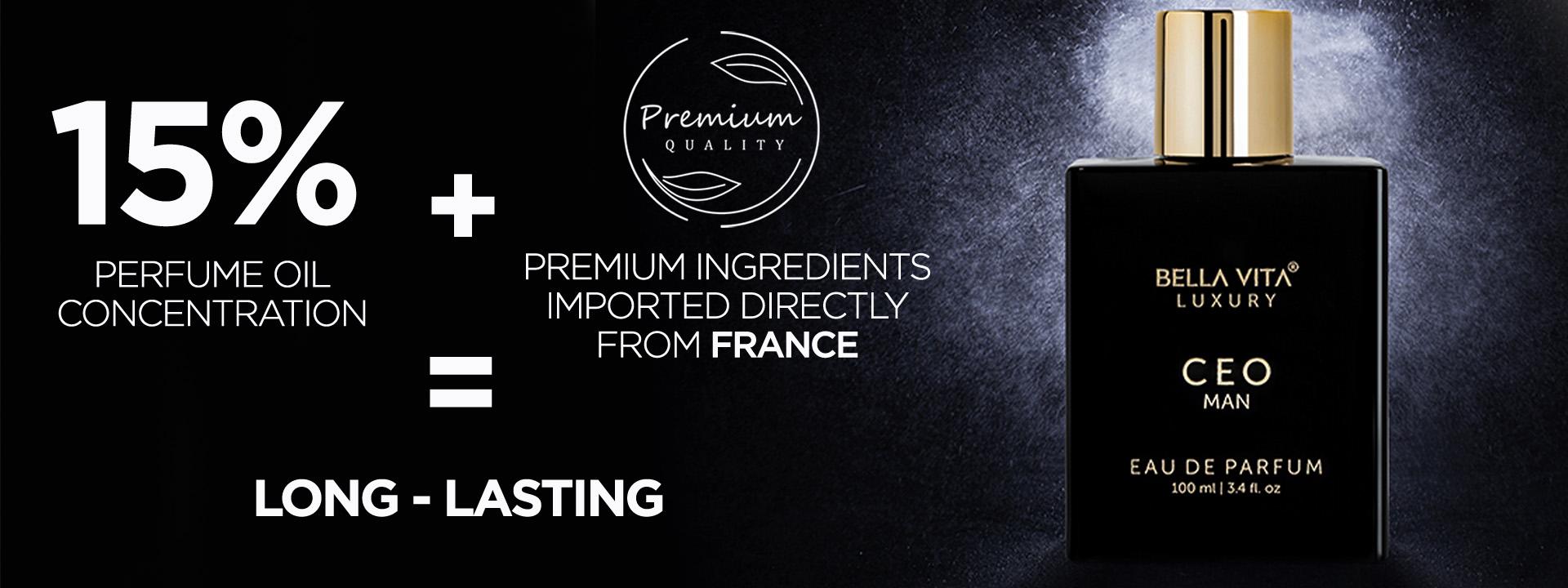 Bella Vita Luxury's CEO Man |  Eau De Parfum | Lemon, Lavender, Tonka & Agarwood | Long Lasting Perfume for Men | Vegan Perfume | 3.3 Fl.oz