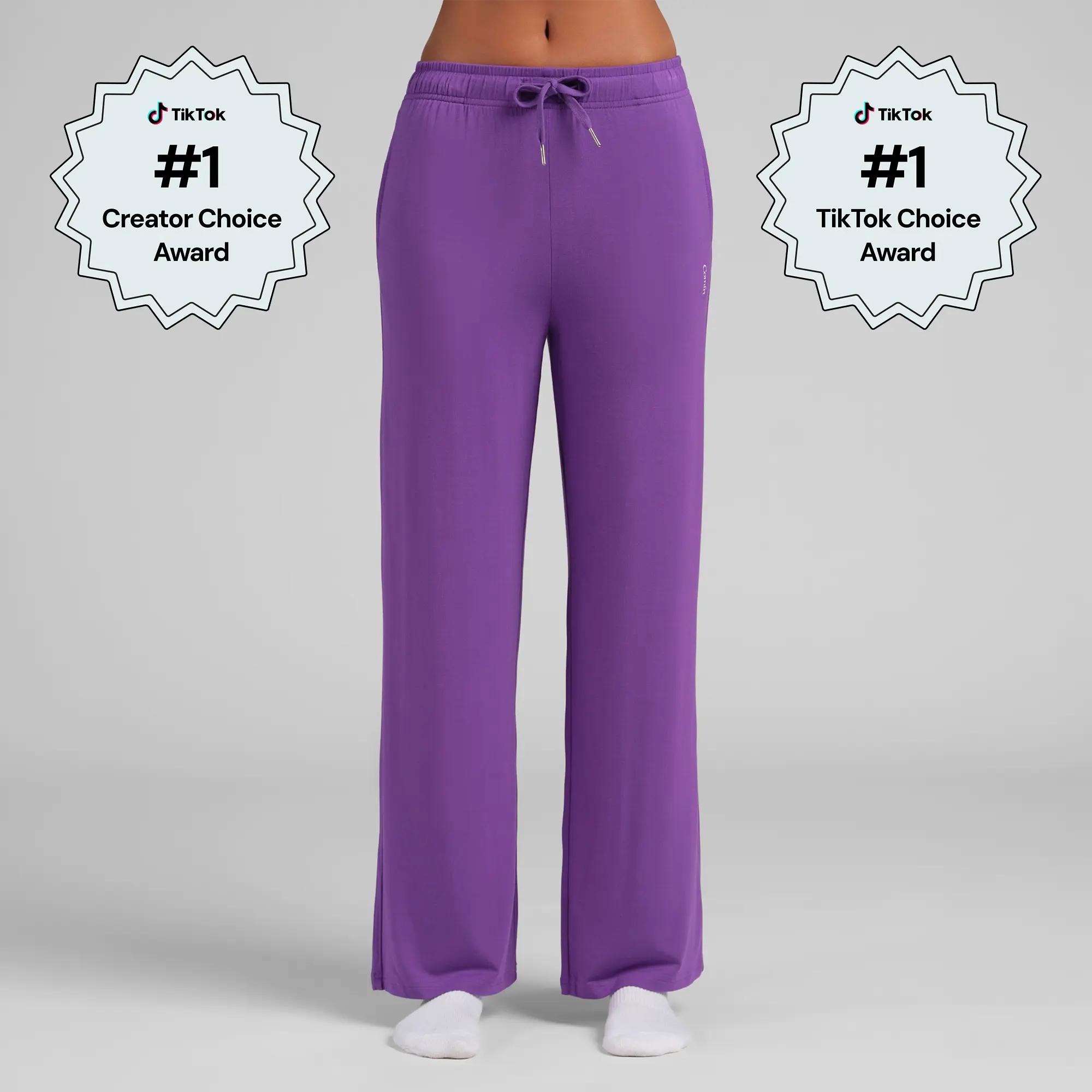 Comfrt | Cloud Pants | Soft Relaxed Straight Leg Lounge Pants With Drawstring Fit Womenswear