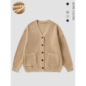 Men's Soft Knit V-Neck Cardigan, Warm and Comfortable, Classic Button Design, Versatile Fashion Casual Wear, Unisex