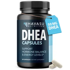 DHEA Supplement for Women and Men to Promote Hormone Balance - DHEA 50mg - Supports Balanced Hormone Levels for Men and Women - DHEA Supplementation for Men and Women - 60 Non-GMO, Vegan Capsules