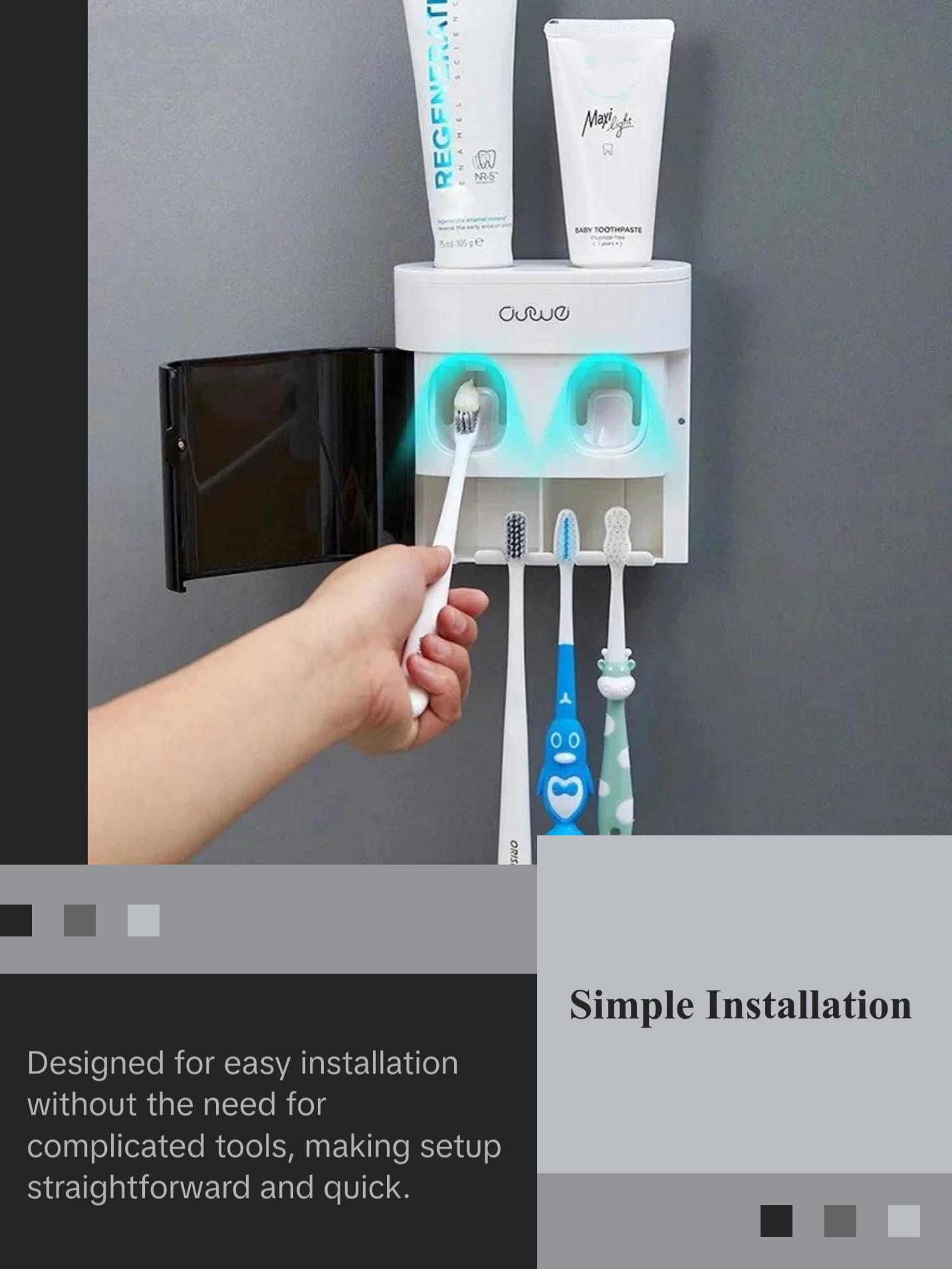 Wall Mounted Automatic Toothpaste Squeezer