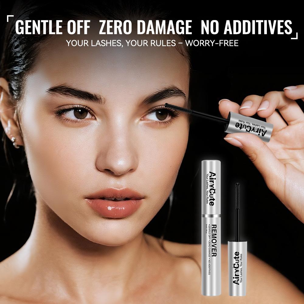 AiryCute Lash Bond Seal Remover | 2-IN-1 POWER DUO | Strong Hold, Waterproof & Remover-Safe for Flawless Lashes| AiryCute Lash Bond Seal Remover for Lash Clusters | Latex-Free Waterproof Long-Lasting for Sensitive Eyes Pool-proof Rainy Day Proof