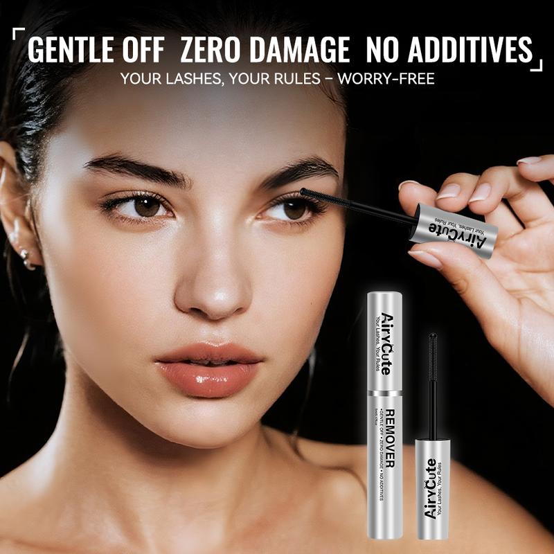 AiryCute Lash Bond Seal Remover | 2-IN-1 POWER DUO | Strong Hold, Waterproof & Remover-Safe for Flawless Lashes| AiryCute Lash Bond Seal Remover for Lash Clusters | Latex-Free Waterproof Long-Lasting for Sensitive Eyes Pool-proof Rainy Day Proof