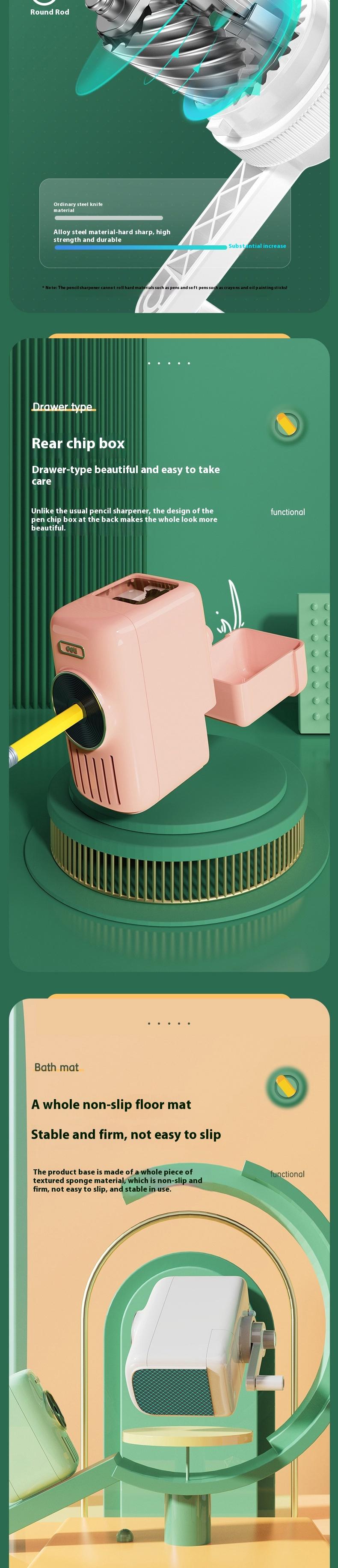 Deli Music Sharpener Multi-functional Portable Hand