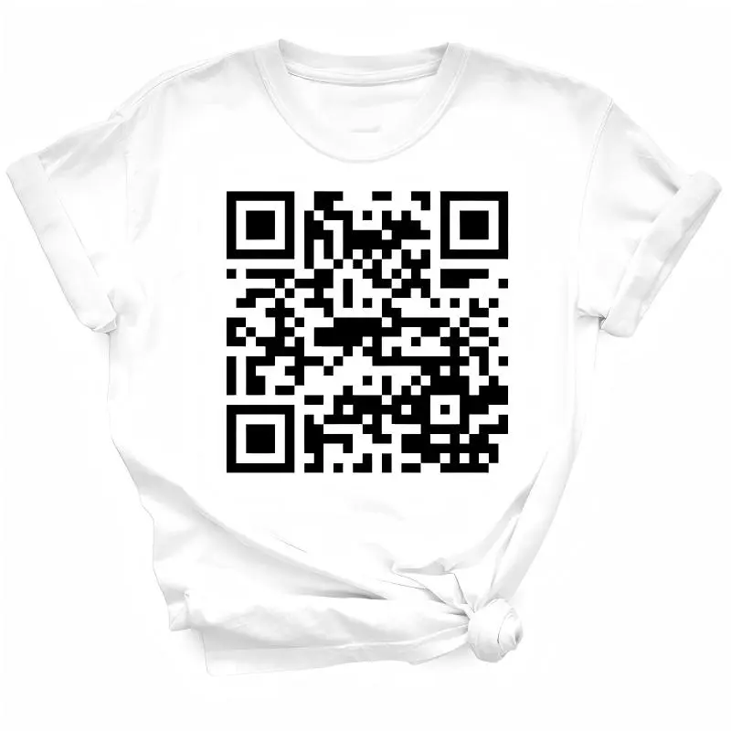 Funny Women's QR Code T-Shirt - Funny TShirt
