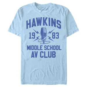 Men's Stranger Things Hawkins AV Club 1983 T-Shirt