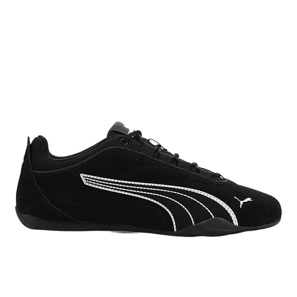 PUMA Womens Catch Soleil Lace Up Sneakers Shoes Casual - Black