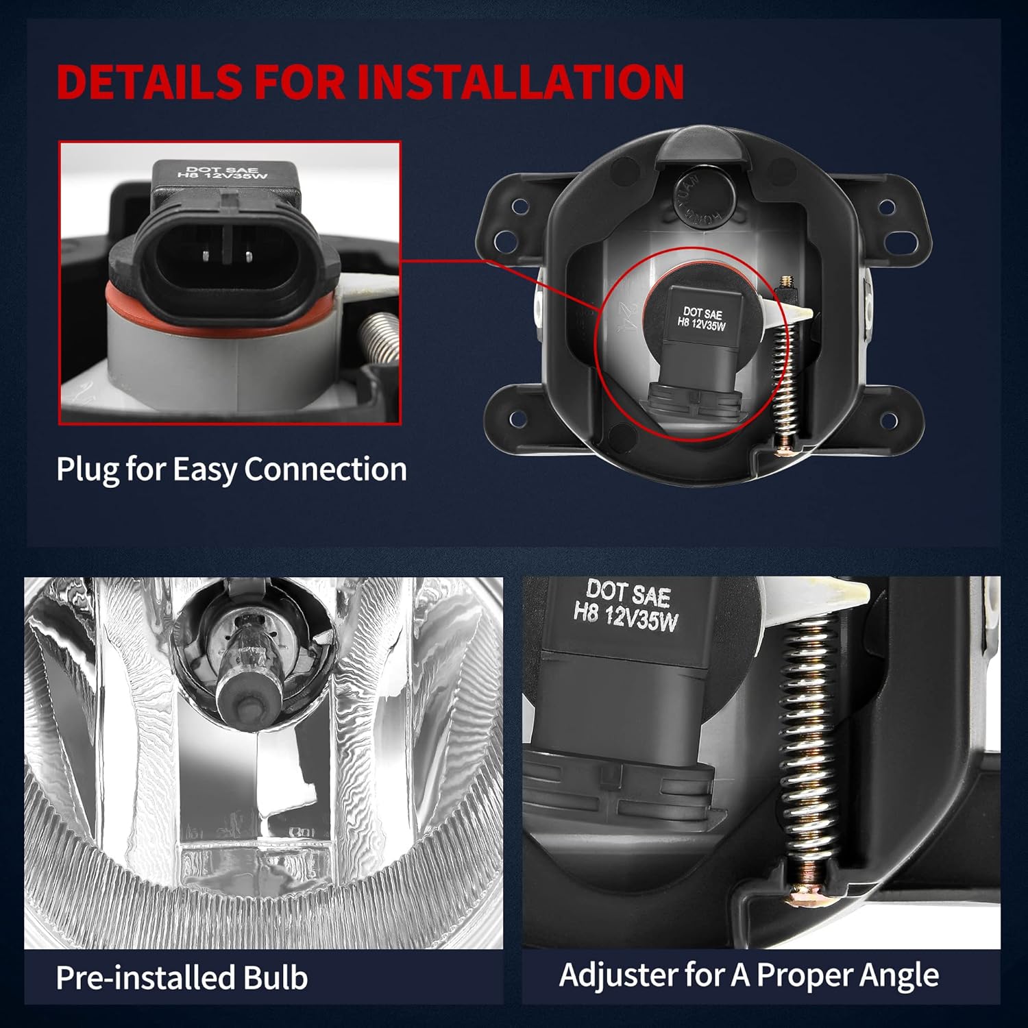 YITAMOTOR Fog Lights Compatible with 2007-2009 Wrangler/2005-2008 Dodge Magnum/2009 Dodge Journey/2005-2010 Chrysler 300(Only Fits 300 Touring Models) 2006-2010 Chrysler PT Cruiser Fog, Clear Lens YITAMOTOR Fog Lights Compatible with 2007-2009 Wrangler/2005-2008 Dodge Magnum/2009 Dodge Journey/2005-2010 Chrysler 300(Only Fits 300 Touring Models) 2006-2010 Chrysler PT Cruiser Fog, Clear Lens