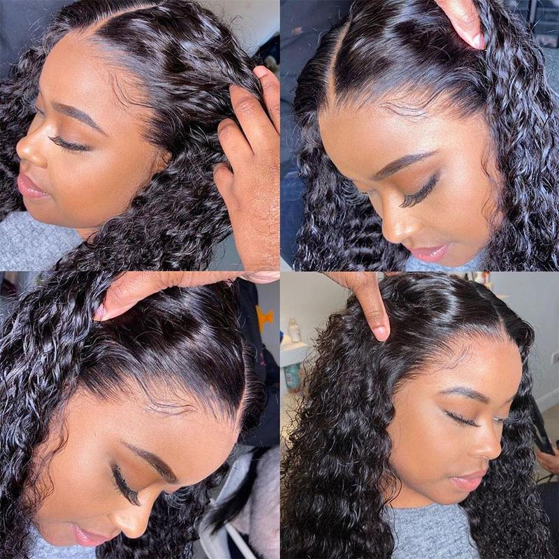 [Updated] 13x4 13x6 Glueless Deep Wave Wig Real Human Hair Wigs For Women Lace Frontal Wig Bling Hair