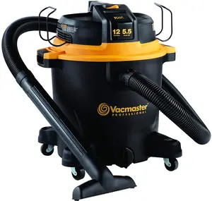 Vacmaster Professional - Professional Wet/Dry Vac, 12 Gallon, Beast Series, 5.5 HP 2-1/2" Hose (VJH1211PF0201) , Black PROOK