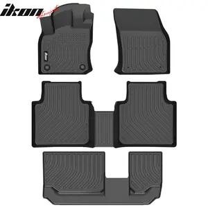 Floor Mats for VW Tiguan 2018-2024 7 Seats 3D TPE All Season Carpets 4PCS