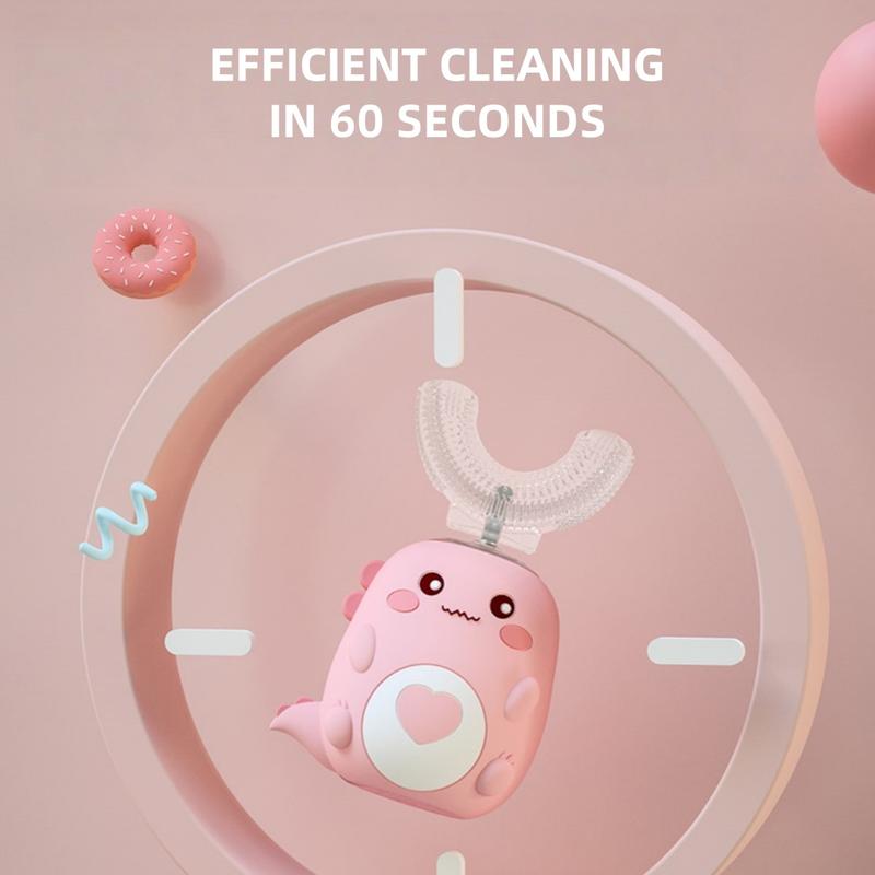 For Kids Electric U Shaped Toothbrush rechargeable sonic toothbrush with 2 u shaped heads for age 2 to 12 and 2 regular heads 3 cleaning modes full mouth cleaning by Playiko For Kids Electric U Shaped Toothbrush rechargeable sonic toothbrush with 2 u shaped heads for age 2 to 12 and 2 regular heads 3 cleaning modes full mouth cleaning by Playiko