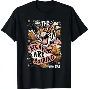The Heavens are Roaring Shirt, Fall Faith Shirt, Bible Verse Shirt, Fall God Shirt, Fall Shirt, Christian Shirt, Psalm 19:1 Casual Top