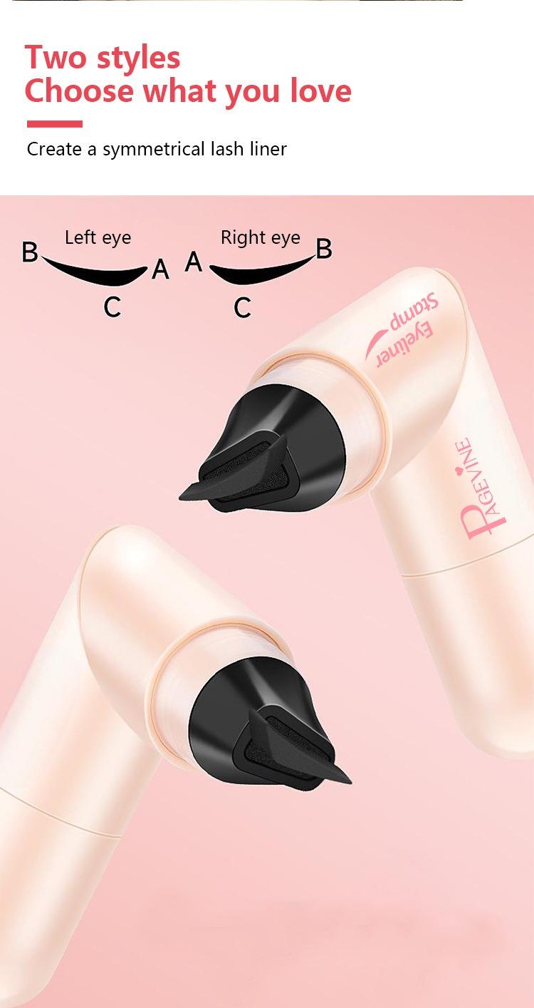 Rotating Eyeliner Stamp & Pen – Dual-Ended Quick-Dry, Long-Lasting Waterproof Liquid Liner for Effortless Winged Eye Looks.