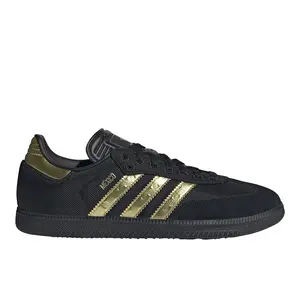 adidas Mens Samba Mexico Indoor Soccer Cleats  - Black, Gold