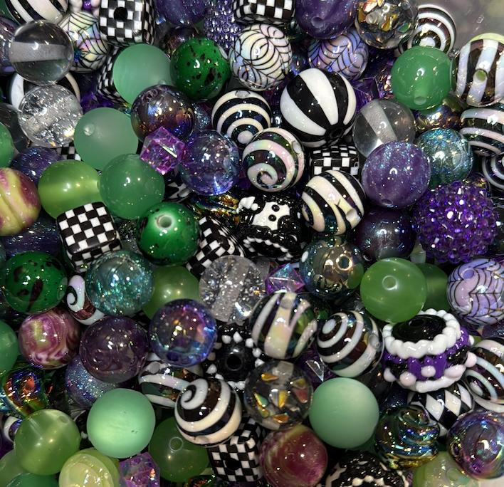 Beads By Theme for Beadable Pen DIY Mixed Beads High-Quality Bead Mixes Sizes 12-20mm Unique Designs Perfect for Creative Projects