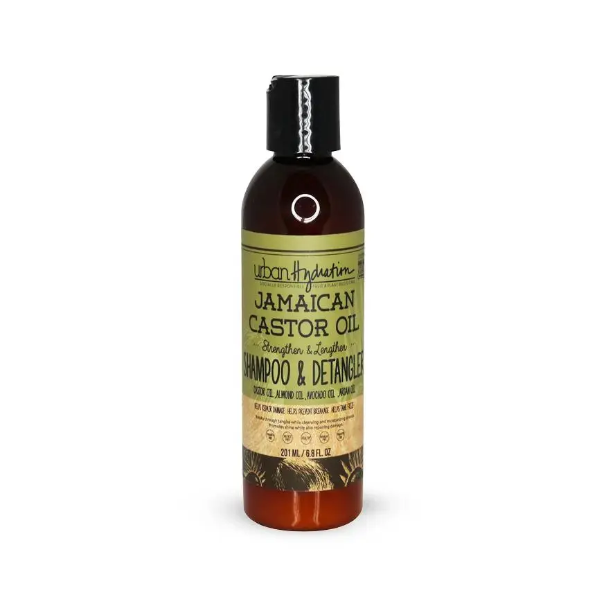 Urban Hydration Jamaican Castor Oil Shampoo & Detangler, 6.8oz - Hydrating, Gentle Nourishing Haircare Conditioner