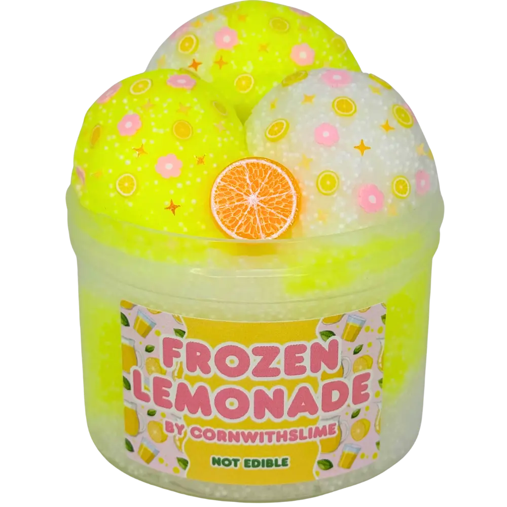 Frozen Lemonade 8oz Slime Icee Nano Floam Texture Scented