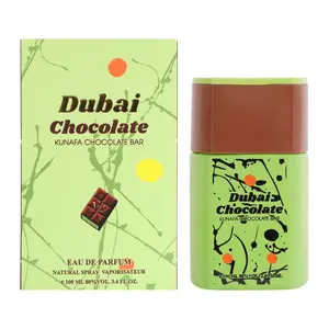 Dubai Chocolate Kunafa Chocolate Bar Eau De Parfum Natural Spray Vaporisateur 100ml/3.4fl.oz Unique Blend for Daily Use