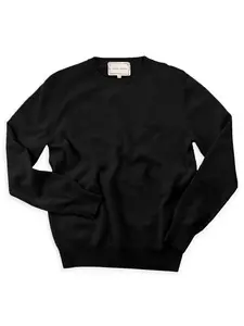 Custom Men's 100% Cashmere Crewneck Sweater