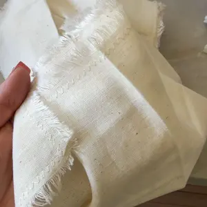 ACCENTHOME Breathable Cotton Linen Dinner Napkins, 18x18 in Washable Soft Premium Hotel-Quality Reusable Hemmed-Edge Table Linens for Family Dinners, Weddings