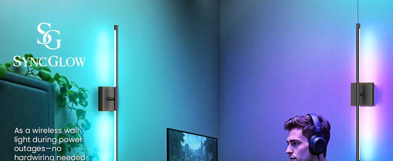 Battery Operated Wall Lights Set of Two, Non-Removable Battery, 10000mAH Rechargeable Wall Lamps with Remote Control, Dimmable RGB LED Wireless Wall Sconces for Bedroom, Living Room, Hallway, Dining Room, 360° Rotate 3CCT