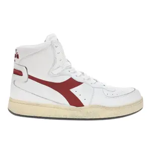 diadora Mens Mi Basket Used High  Sneakers Shoes Casual - White