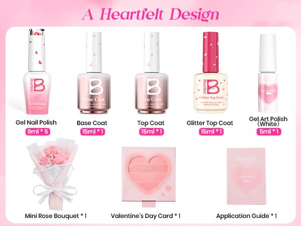 Beetles Gel Polish So In Love Collection - 2026 Valentine' Limited Edition Gift Box Beetles Gel Polish So In Love Collection - 2026 Valentine' Limited Edition Gift Box