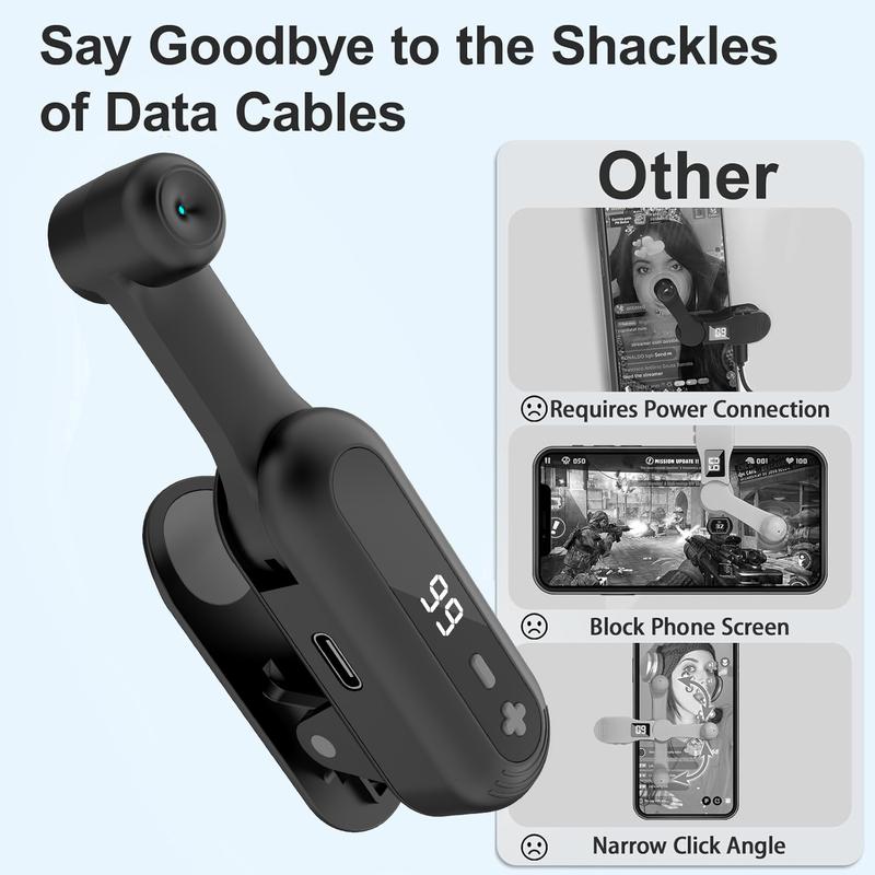 Rechargeable version Automatic Clicker - Auto Clicker Speed Tool – Fast Screen Tap Simulator for Smartphones and Controllers | Smart Trigger for Shopping, Rewards, Live Broadcast Likes and Tasks Portable Selfie