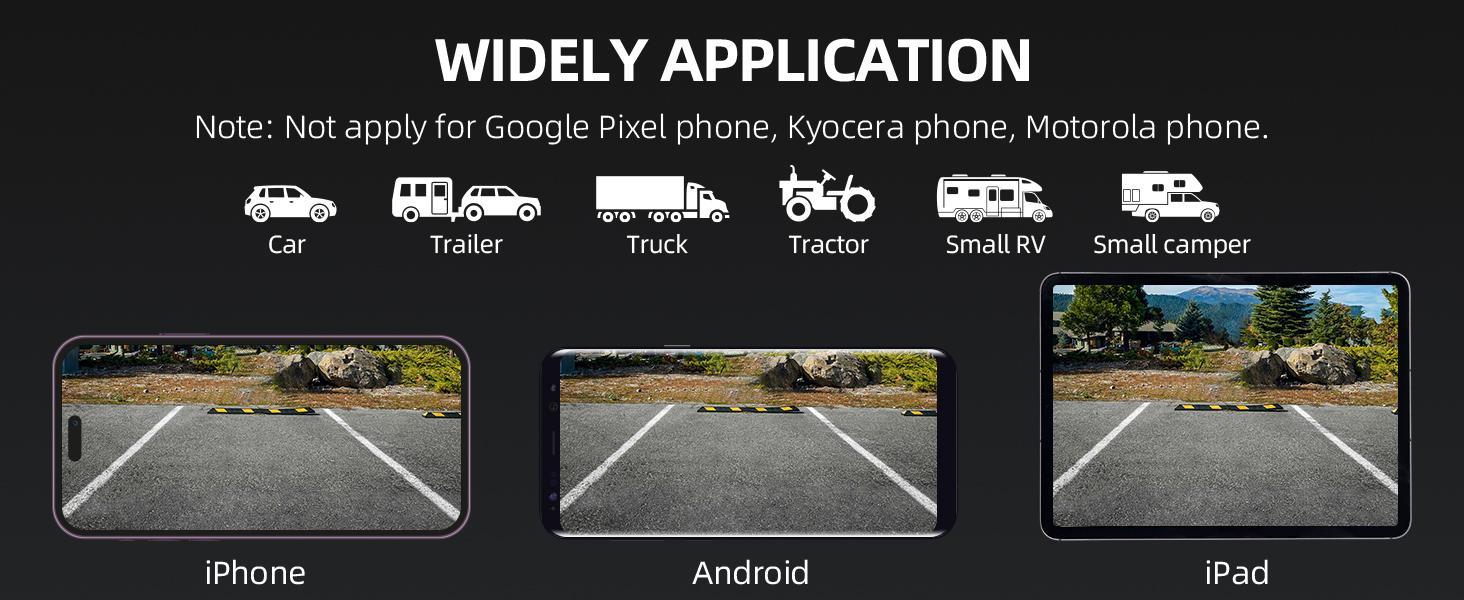 VEKOOTO MZ6 WiFi Magnetic Solar Backup Camera 10500mAh Rechargeable Battery Wireless for Truck RV Trailer Car Easy Hitching Gooseneck Horse Boat Travel Trailer Fifth Wheels RV Camper Reverse for iPhone iPad Android Metal Digital Mount Safety Waterproof Ou