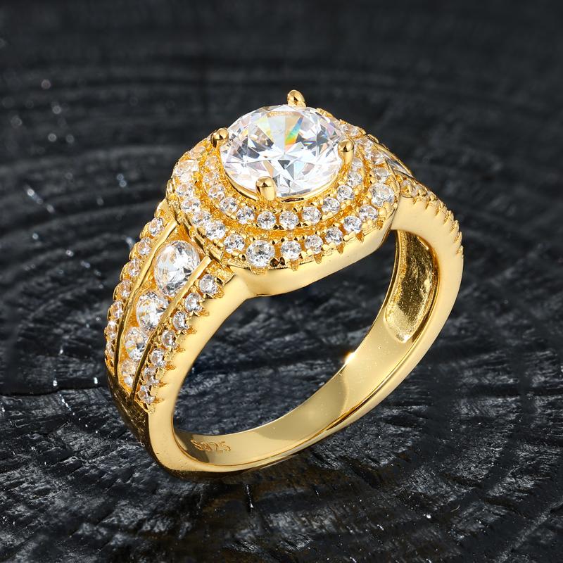 【#R488 】UCCIYO S925 Sterling Silver Synthetic Moissanite Ring for Women Men Hip Hop Jewelry Gift Valentines Day gift