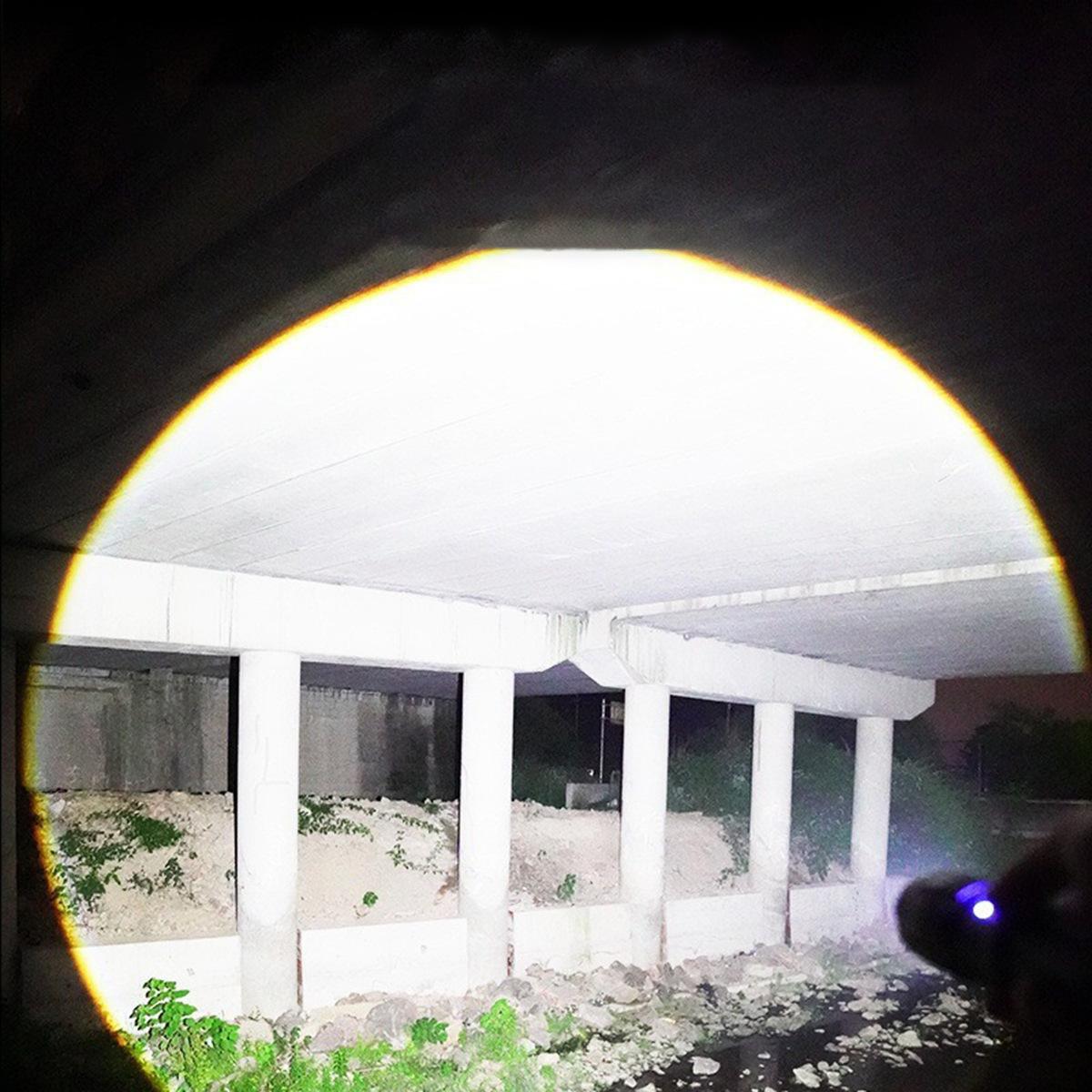 2-in-1  FLASHLIGHT with Charging Phone Function | Super Bright, USB Rechargeable, Zoomable | Camping, Emergency, Fishing Torch light strong light flashlight