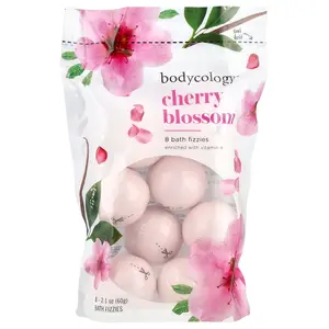 Bodycology Bath Fizzies, Cherry Blossom, 8 Count, 2.1 oz (60 g)
