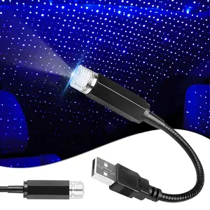 USB Star Projector Night Light,Portable Adjustable Romantic Interior Car Roof Lights, Portable Star Lamp Projector Decorations for Car, Ceiling, Bedroom