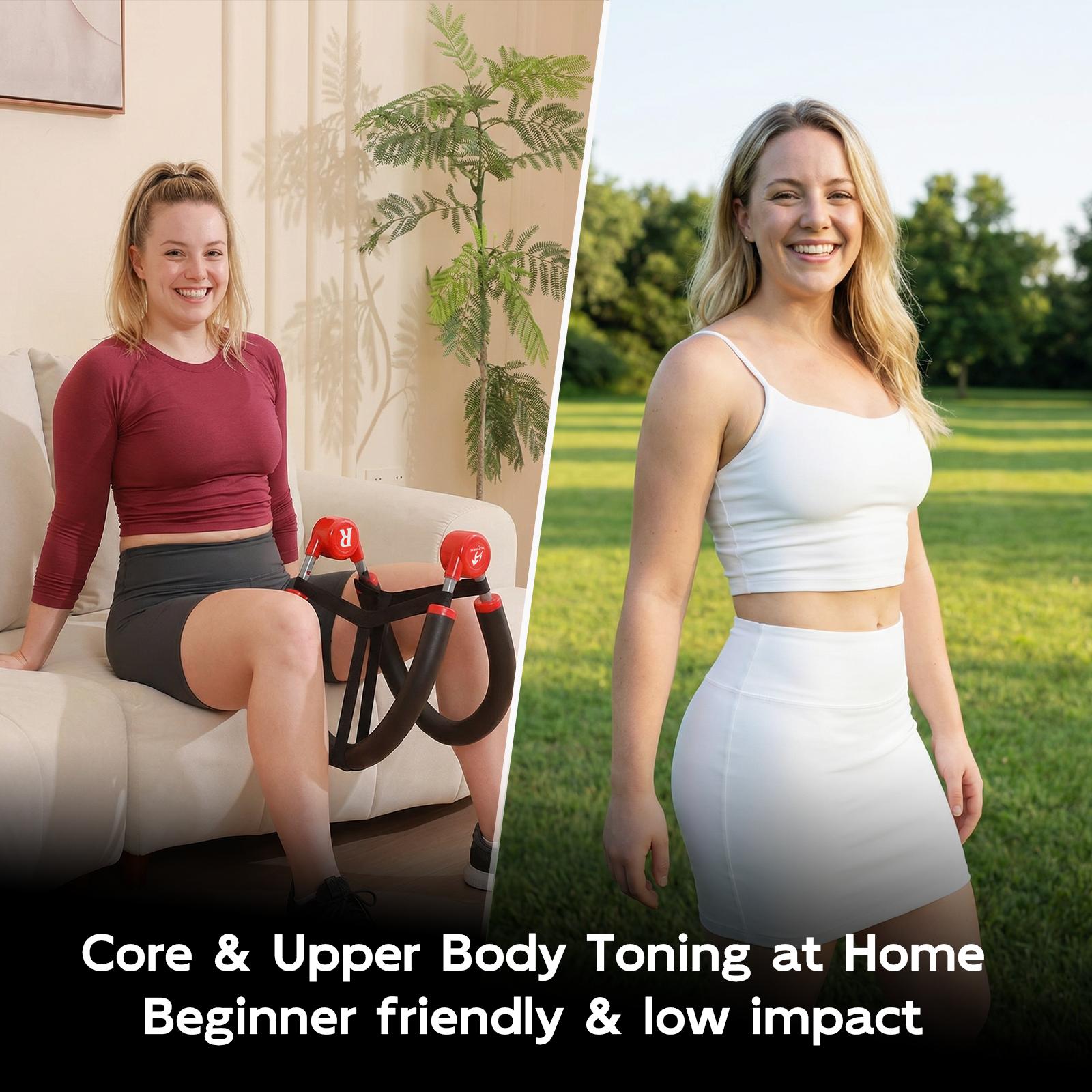 HOPHORSE 10-in-1 AB TRAINER Full Body Workout 3 Resistance Levels 35/44/57 LBS Compact Portable Beginner-Friendly Home & Daily Use HOPHORSE 10-in-1 AB TRAINER Full Body Workout 3 Resistance Levels 35/44/57 LBS Compact Portable Beginner-Friendly Home & Daily Use