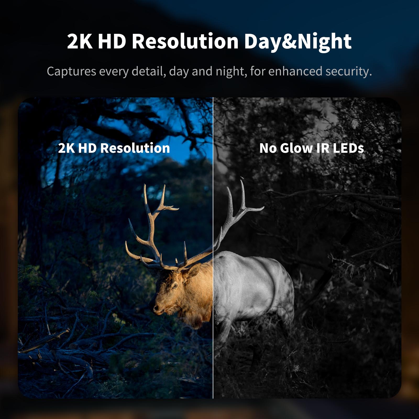 Solar Surveillance 4G LTE Cellular Security Camera – 2K HD Video 360° View, No WiFi, Remote APP Controlled, WaterProof, Motion Activated, Night Vision, 4G Data Card Included (Data refill is required for Unlimited 4G data usage)