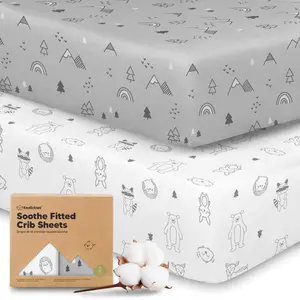 Soothe Fitted Crib Sheet Soothe Fitted Crib Sheet
