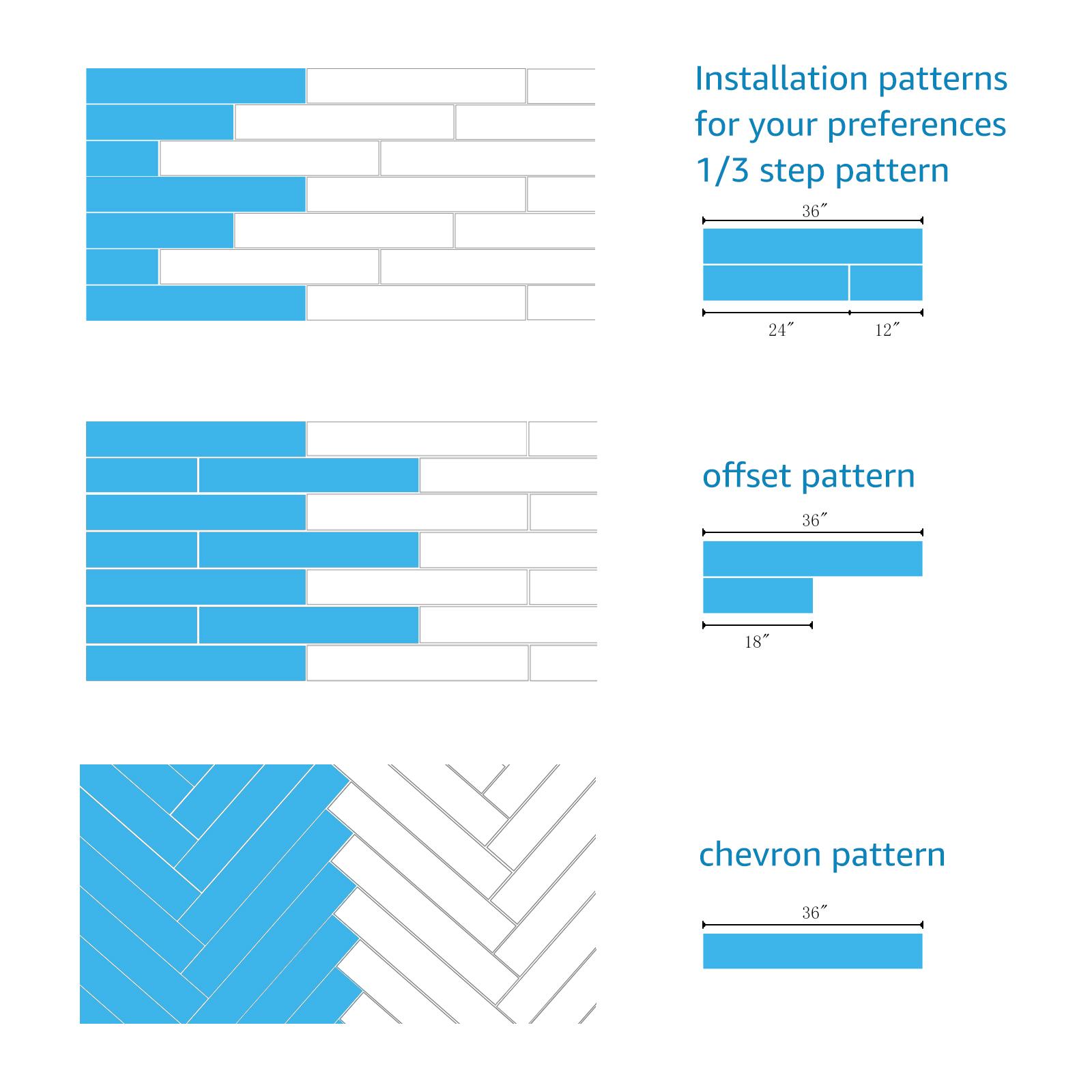 Art3d 36-Pack Thick Vinyl Wood Look Peel and Stick Floor Tiles, Rigid Core Waterproof Scratch-Resistant DIY Flooring