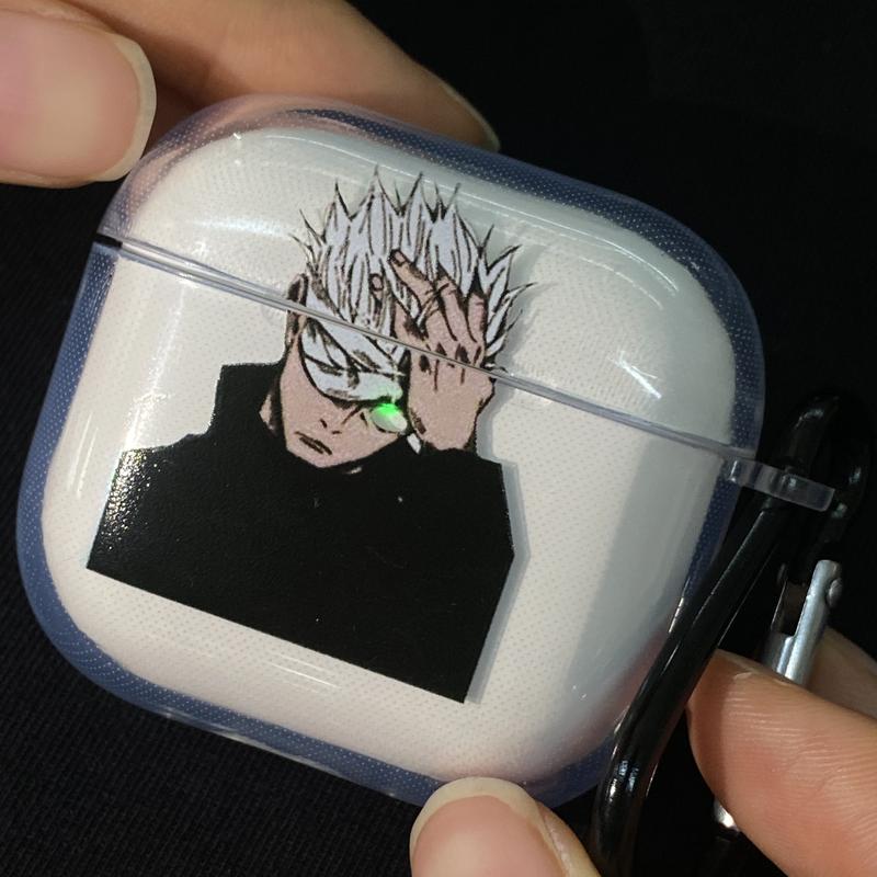 Anime Inspired Wireless Earphone Berserk Solo LVL Soul Eater Protective Case Manga Cover for Air-pods4/3/pro2 Gaming Earbud Protection Audio Aesthetic Headset #FallFreshness