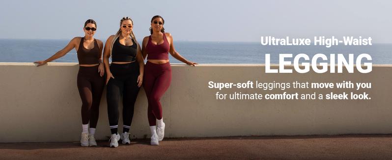 YITTY Active Women's Ultraluxe Crossover High-Waist Legging 7/8, Athleisure, 4-Way-Stretch