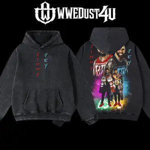 WWEDust4U Retro Vintage Limited Edition The Usos: Jimmy & Jey 'The Greatest Tag Team Hoodie 100% Cotton Blend Pre-washed for Softness Classic Menswear