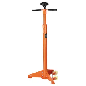 【fathersdaygift】VEVOR Underhoist Support Stand, 3/4 Ton Capacity Under Hoist Jack Stand, Lifting from 38.4 to 75.4 in, Bearing Mounted Spin Handle, Self-Locking Threaded Screw, Two Wheels, Support Vehicle Components