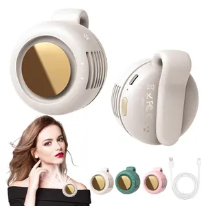 2026 New Model Portable Silent Mini Bladeless Electric Fan,Adjustable 3-speed Suspended Waist Fans,Rechargeable Rotating Body Fan, Suitable forOutdoor & Travel & Office, Summer gifts