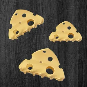 Cheese Slice Hair Claw Clip