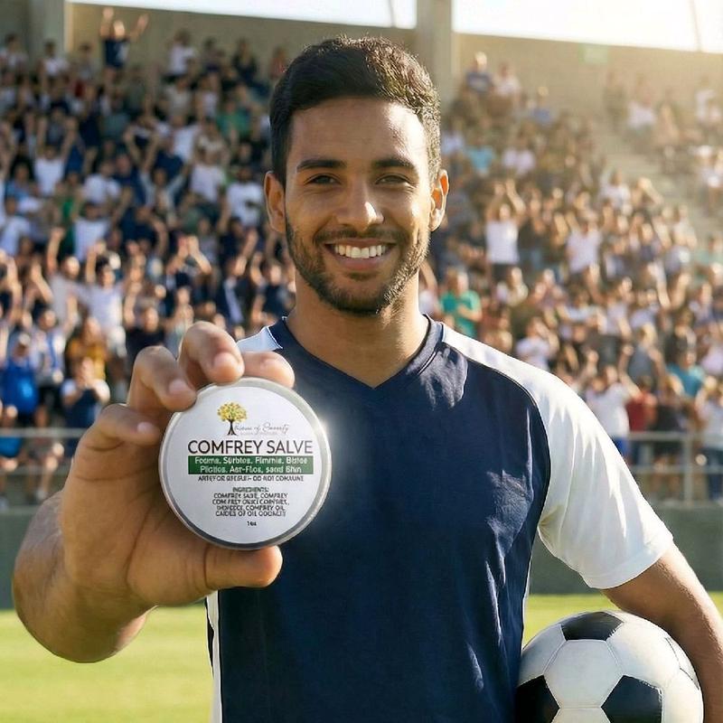 comfrey salve: broken bones, sprains, eczema, burns and bug bites Wellness Healing Therapeutic Leaf Lavender Therapy Solution Natural