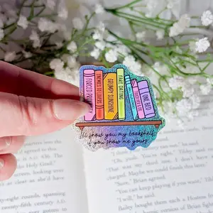 I'll Show You My Shelf If You Show Me Yours 2-inch Crushed Glitter Sticker