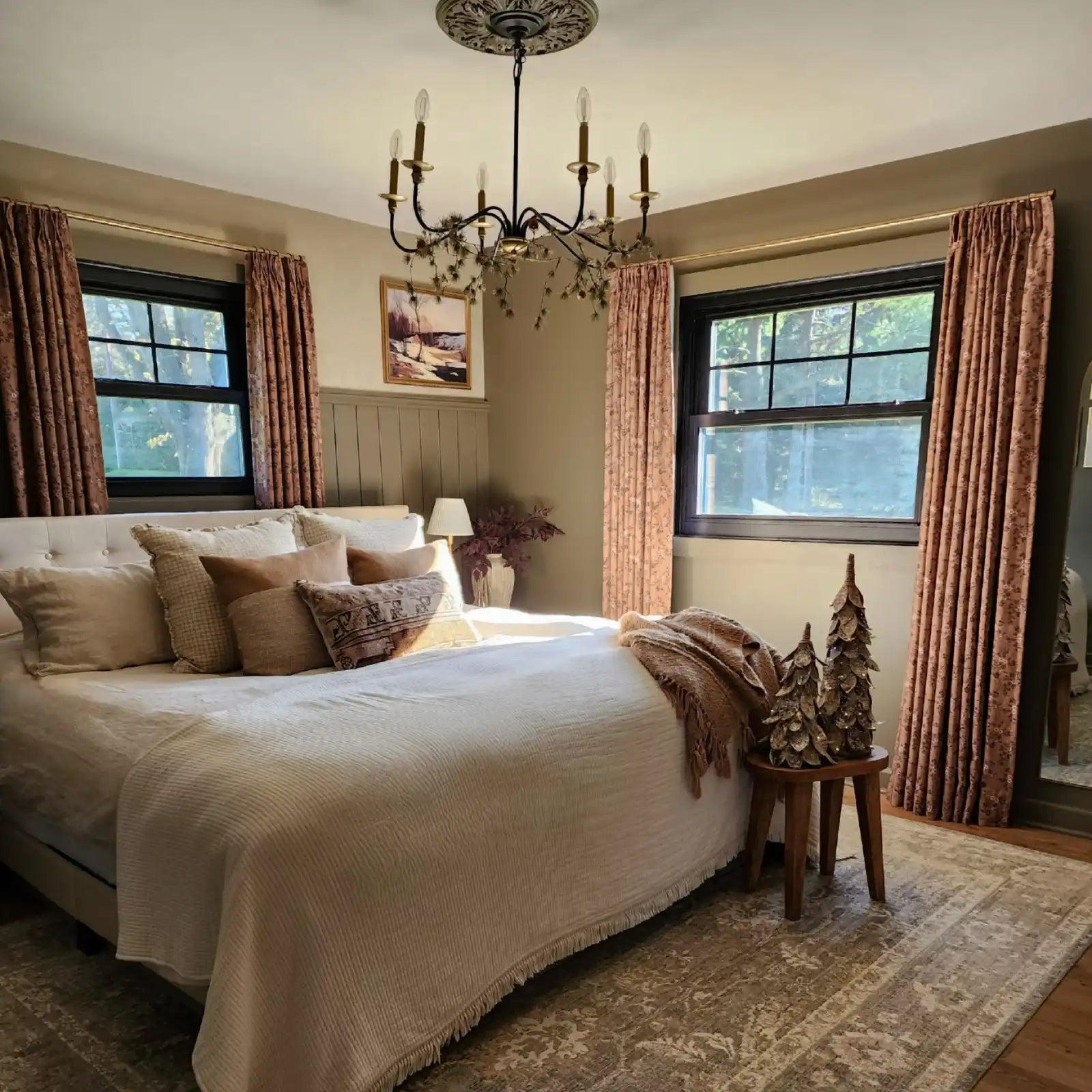 TWOPAGES Sara Le Print Linen Curtain Fabric Swatch Booklet 17 Patterns Available for Bedroom Living Room Home Textile Festive Gift for Home Decor Ideas 2026 Lunar New Year